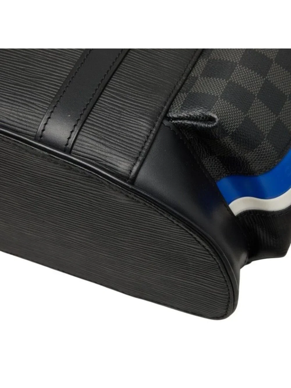 Louis Vuitton Epi Damier Graphite Christopher PM Backpack Black Blue Leather